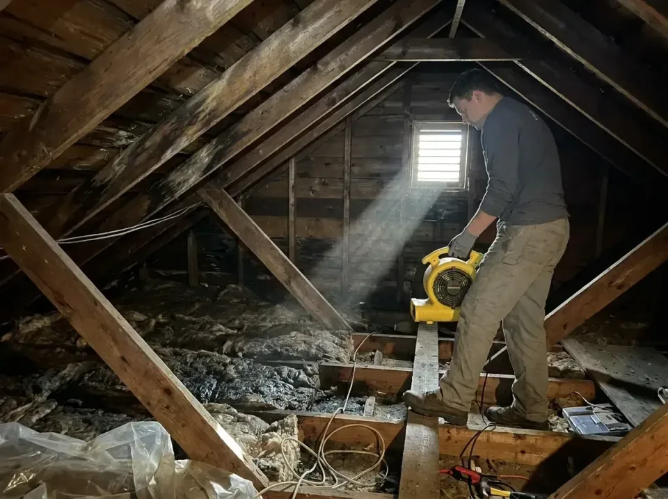 attic-water-damage-drying-proc-007 — frequently asked questions, Emergency Water Extraction & 24/7 Flood Response in Crown P…